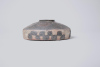 chess nut bowl 2026, 4 x 10cm, wood kiln fired / Holzbrand ~ 1330°C/ 68h Das Tafelgeschirr der Höhlenmenschen!&nbsp; Altamira trifft hier auf den Alltag im 21. Jahrhundert./The cavemen's tableware! Altamira meets 21st-century everyday life here.&nbsp;SOLD
